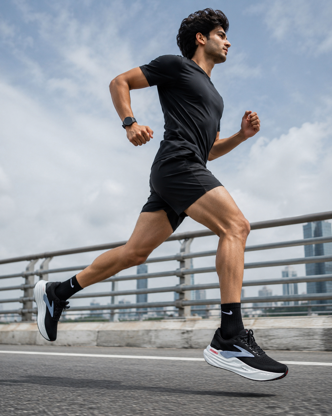 Brooks Men's Premium Running Shoes – Lightweight & Sporty