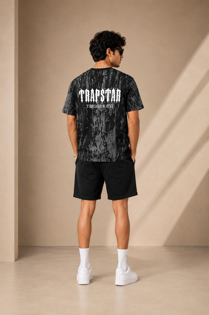UrbanFit Men's White Graphic Oversized T-Shirt – Premium Streetwear Casual Tee