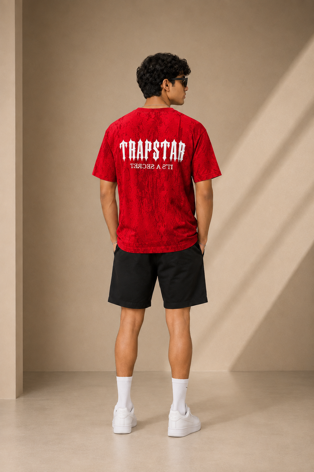 UrbanFit Men's White Graphic Oversized T-Shirt – Premium Streetwear Casual Tee