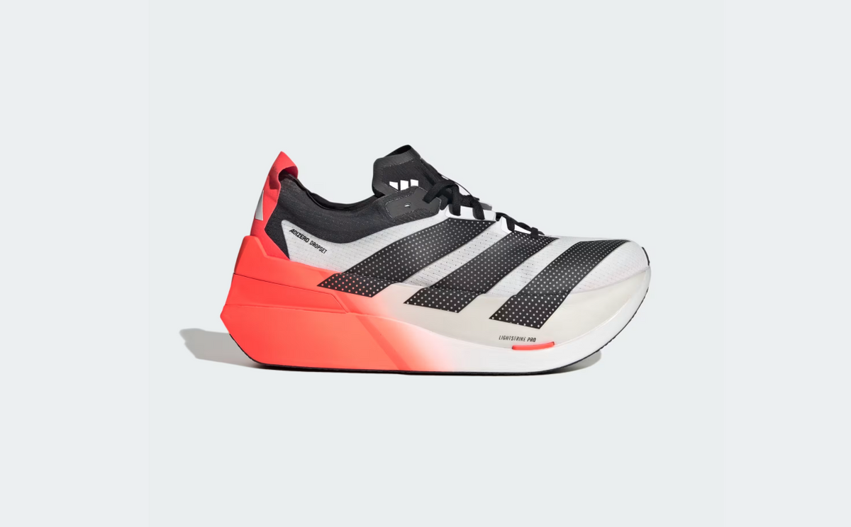 Adidas Adizero Pro Running Shoes – White, Black & Red