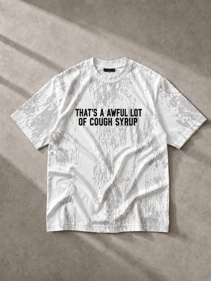 UrbanFit Men's White Graphic Oversized T-Shirt – Premium Streetwear Casual Tee